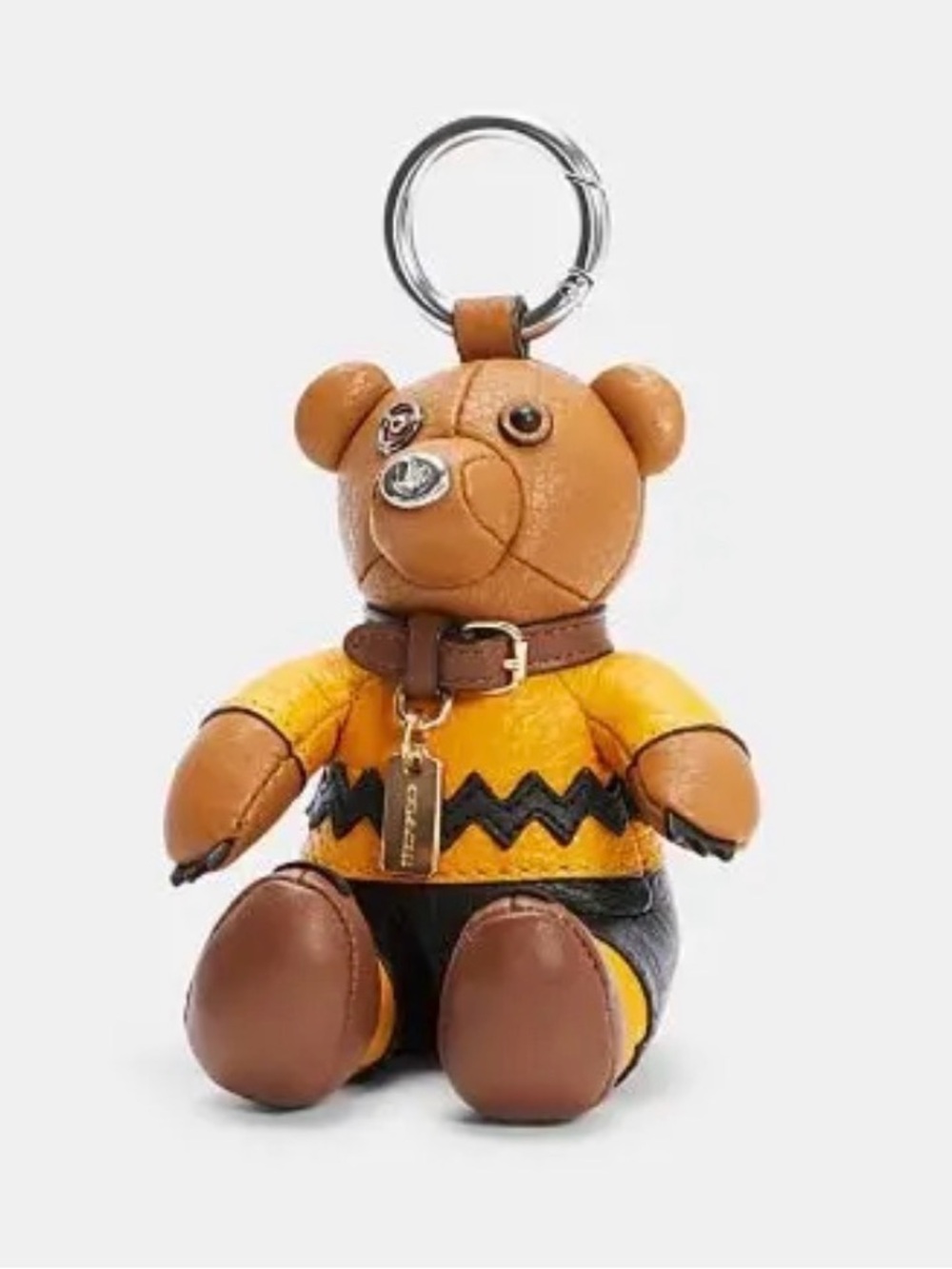 Coach x Peanuts Charlie Brown Bear Collectible Bag Charm